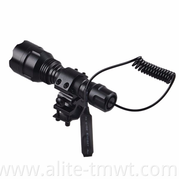 C8 Hunting torch T6 LED Light Aluminum Hunting Torch Light With Mount